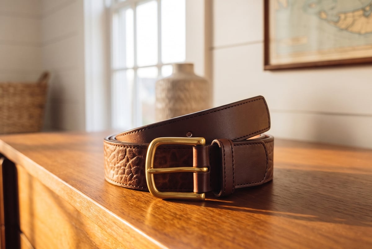 Leather Tab Belt